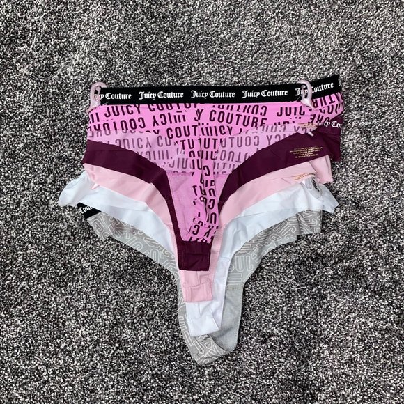 NWOT Juicy Couture No Panty Lines Thong Panties Size Medium - Picture 2 of 6